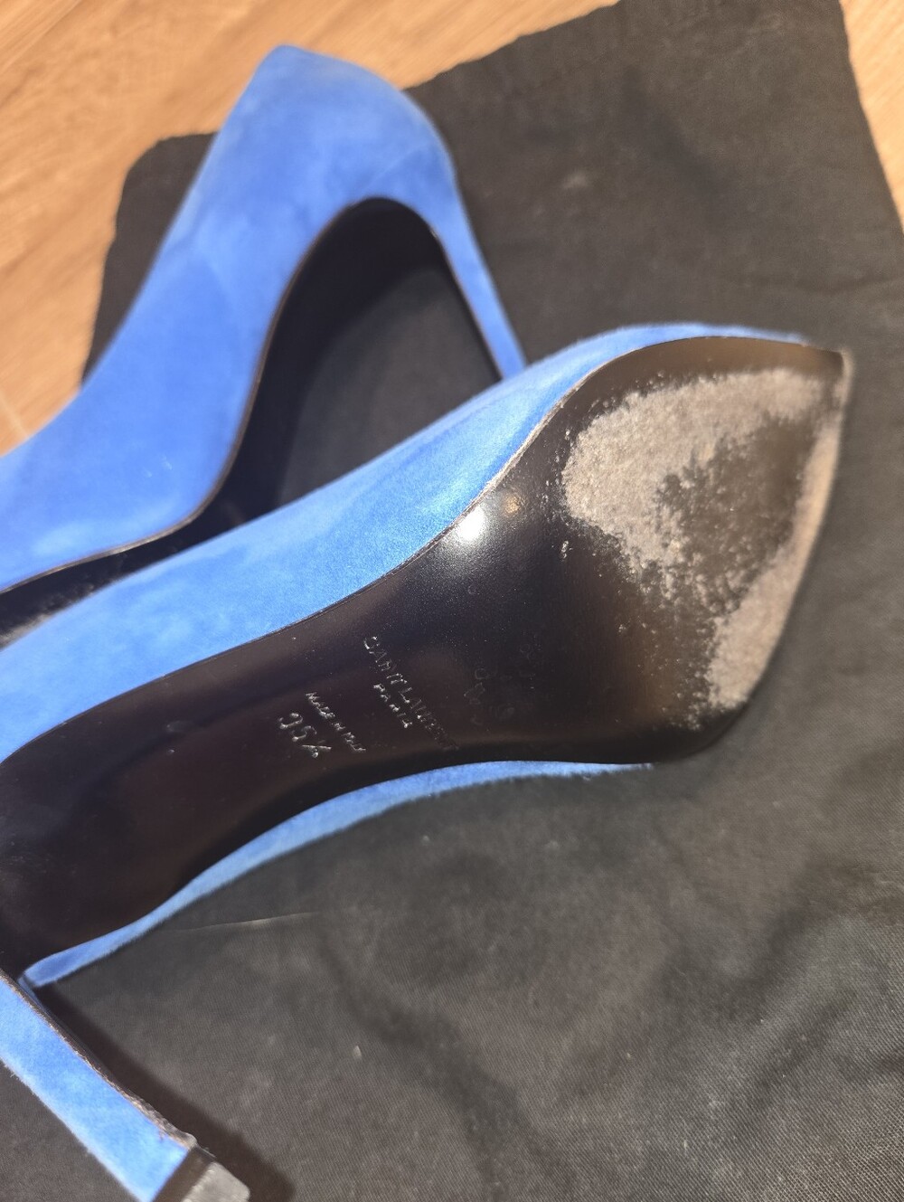 SAINT LAURENT SUEDE PUMP - Picture 11 of 12